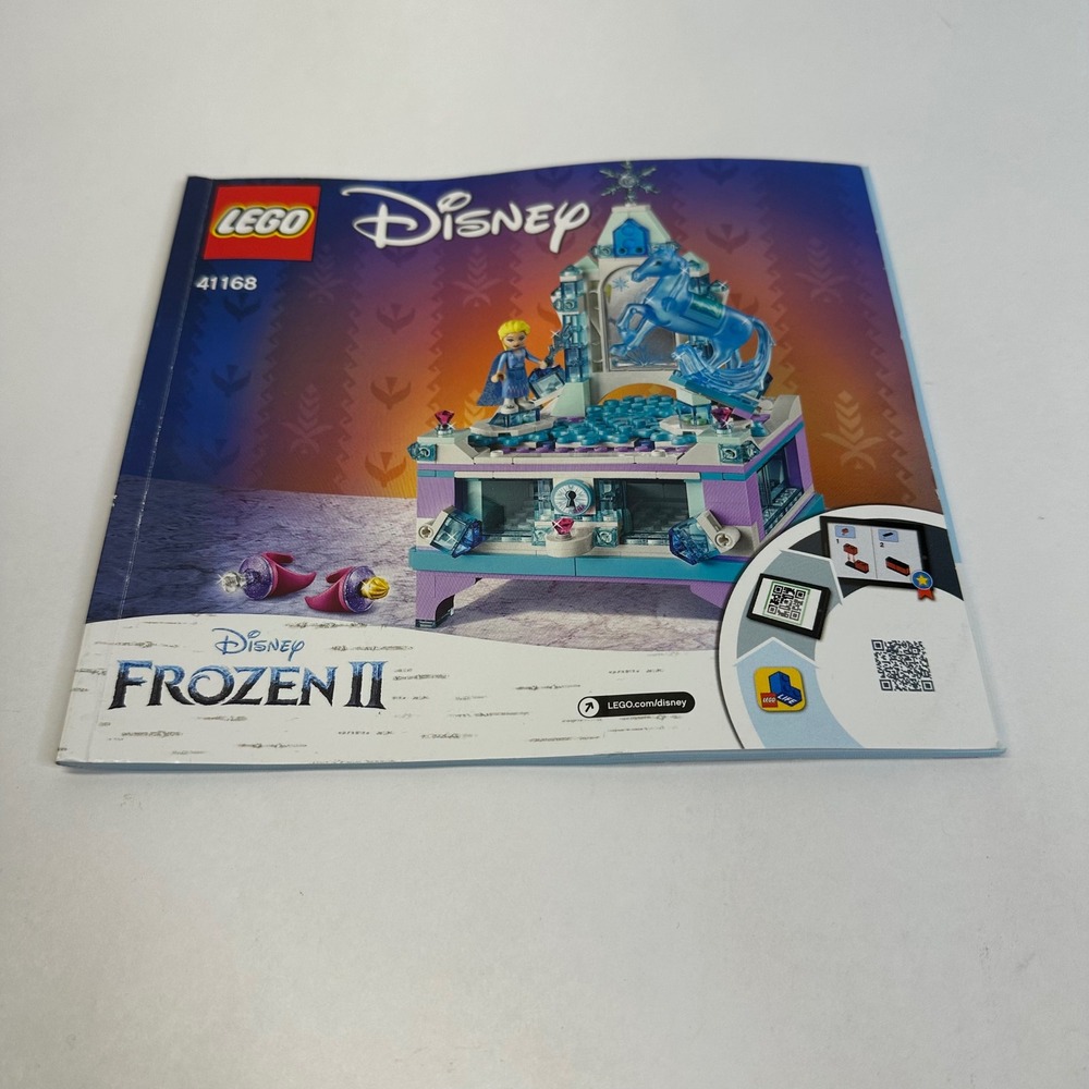 LEGO Disney Frozen II 41168 Elsa's Jewelry‎ Box Building Instruction Manual Only